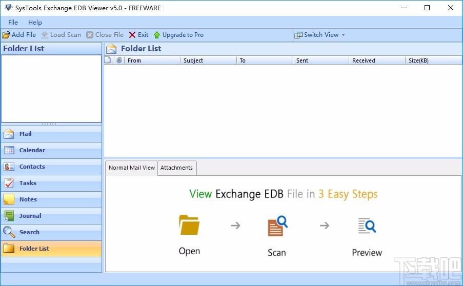 SysTools Exchange EDB Viewer下载,EDB邮件查看器,邮件处理