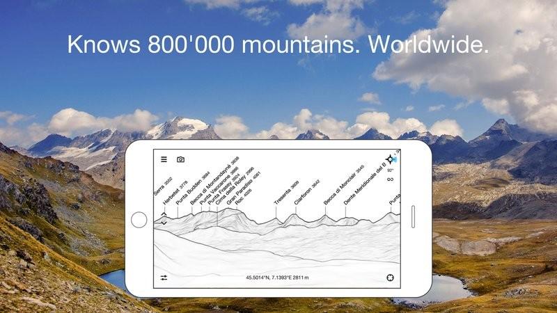 peakfinder离线地图软件下载,peakfinder,出行app,导航app