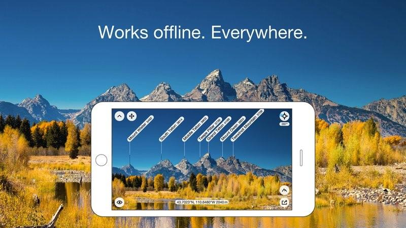 peakfinder离线地图软件下载,peakfinder,出行app,导航app